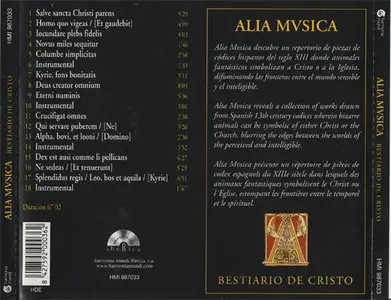 Alia Musica, Miguel Sanchez - Bestario de Cristo [Animal symbolism in religious music of 13th-century Spain] (2003) [RE-UP]