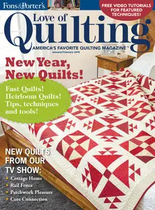 Love of Quilting - January/February 2016