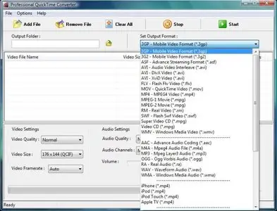 Professional QuickTime Converter 2.1