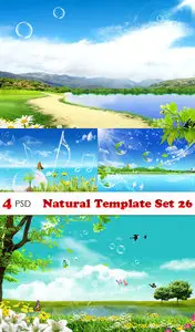 PSD - Natural Template Set 26