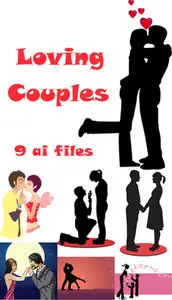 Loving Couples Vector