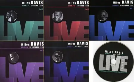 Miles Davis - Olympia Concerts. Live (1960, 1973) [5CD] {1999 Trema Remaster}