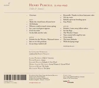 Le Concert Spirituel, Herve Niquet - Purcell - Dido & Aeneas (2013)