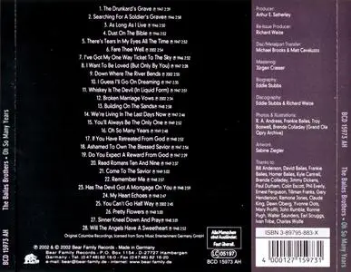 The Bailes Brothers - Oh So Many Years (2002) {Bear Family Records BCD15973AH rec 1945-1947}