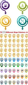 Vectors - Different Maps Pointers 10