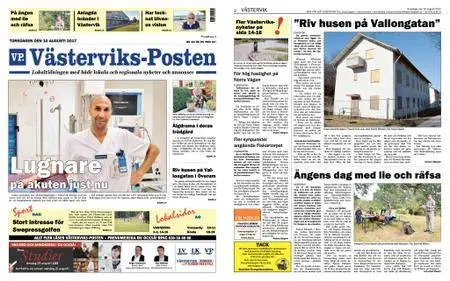 Västerviks-Posten – 10 augusti 2017