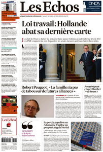 Les Echos du Lundi 14 Mars 2016
