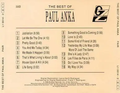 Paul Anka - The Best Of... (1988) {1990 Gramofonové Závody}