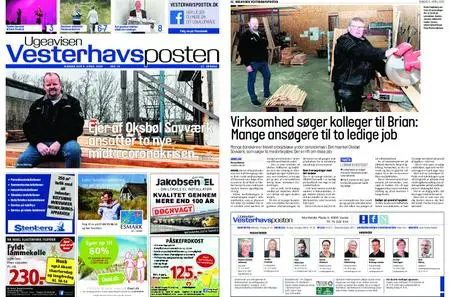 Ugeavisen Vesterhavsposten – 06. april 2020