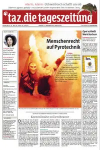 Tageszeitung TAZ vom 11 Dezember 2012