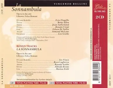 Joan Sutherland, Nicola Rescigno, New York Opera Society Orchestra - Bellini: La Sonnambula (2000)