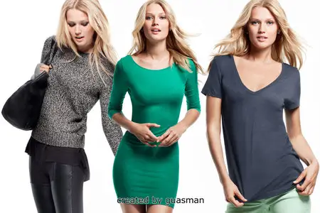 Toni Garrn- H&M Photoshoot 2012