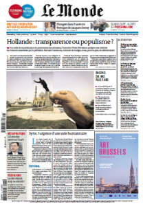 Le Monde - Dimanche 14 / Lundi 15 Avril 2013