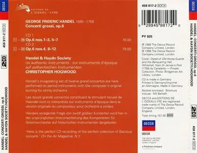 Christopher Hogwood, Handel & Haydn Society - George Frideric Handel: Concerti Grossi Op. 6 (1998)
