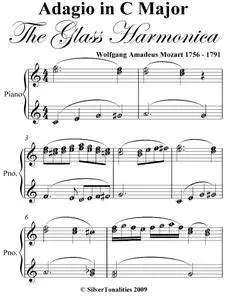 Adagio In C Major the Glass Harmonica Elementary Piano Sheet