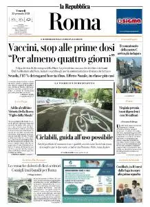 la Repubblica Roma - 22 Gennaio 2021