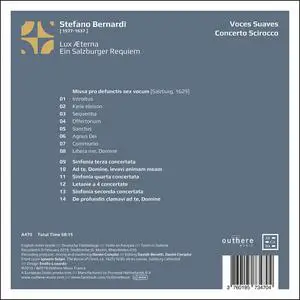 Voces Suaves, Concerto Scirocco - Stefano Bernardi: Lux Æterna, Ein Salzburger Requiem (2019)