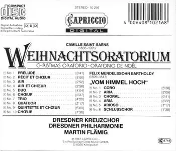 Dresdner Kreuzchor, Dresdner Philharmonie, Martin Flämig - Saint-Saens: Oratorio de Noël, Mendelssohn: Vom Himmel hoch (1987)