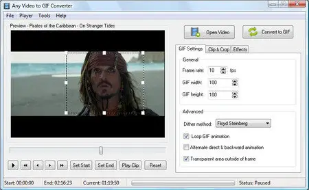 IwantSoft Any Video to GIF Converter v1.5 
