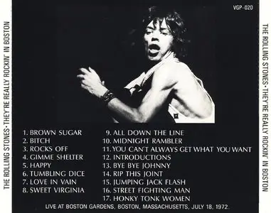 The Rolling Stones - They're Really Rockin' In Boston (1994) {A Vinyl Gang Product} **[RE-UP]**