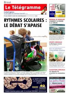 Le Telegramme (4 Editions) Du Vendredi 17 Octobre 2014
