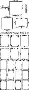 Vectors - Ornate Vintage Frames 18