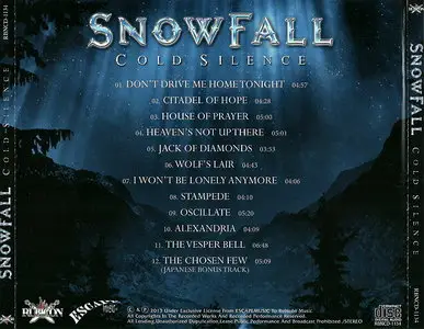 SnowFall - Cold Silence (2013) [Japanese Ed.]
