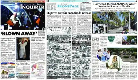 Philippine Daily Inquirer – January 16, 2015