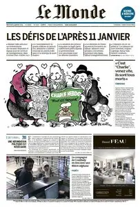 Le Monde du Mercredi 14 Janvier 2015