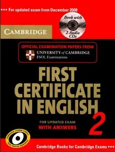 Cambridge First Certificate in English 2 for updated exam Self-study Pack (with Audio CD) 
