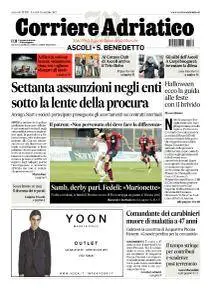 Corriere Adriatico Ascoli - 30 Ottobre 2017