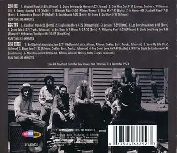 The Allman Brothers Band featuring Jerry Garcia - Live At The Cow Palace, New Years Eve 1973 (2015) [3Cd Box Set]