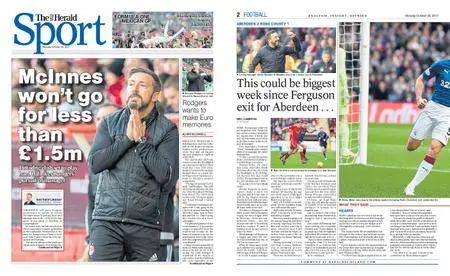 The Herald Sport (Scotland) – October 30, 2017