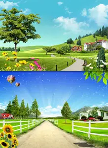 PSD Sources - High quality landscape backgrounds (Part 1)