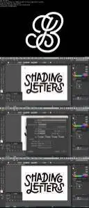 Shading Letters in Illustrator