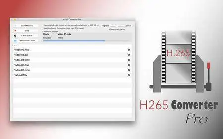 H265 Converter Pro 1.10 Mac OS X