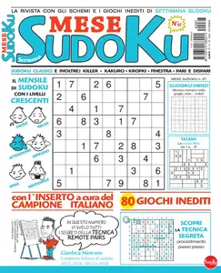 Settimana Sudoku Mese N.67 - Settembre 2024