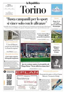 la Repubblica Torino - 27 Luglio 2024