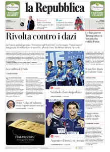 la Repubblica - 29 Luglio 2025