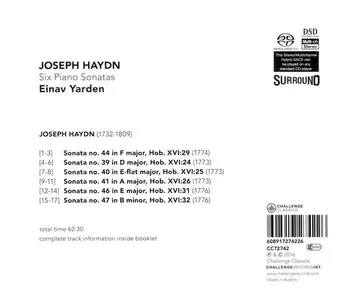 Einav Yarden - Joseph Haydn: Six Piano Sonatas (2016)
