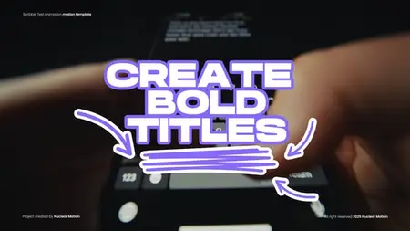 Scribble Text Animation 58368835