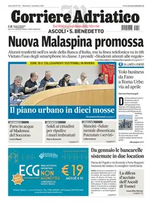 Corriere Adriatico Ascoli - 16 Settembre 2025