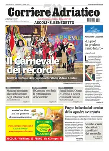 Corriere Adriatico Ascoli - 2 Marzo 2025