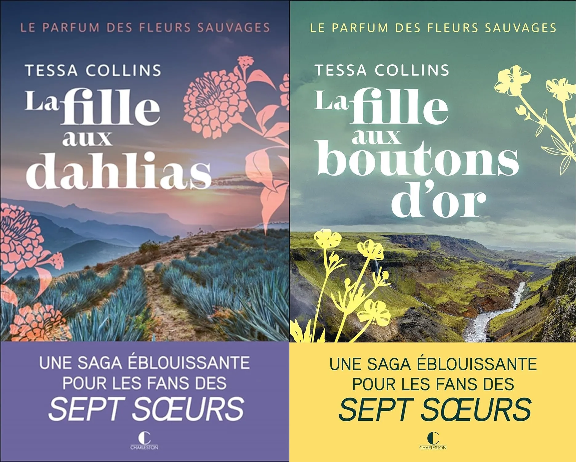Tessa Collins, "Le parfum des fleurs sauvages", 2 tomes