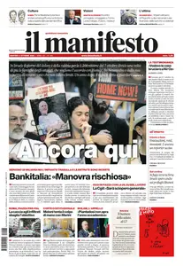 il Manifesto - 8 Ottobre 2024