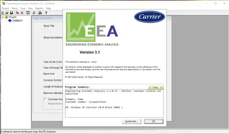 Carrier EEA (Engineering Economic Analysis) 3.1