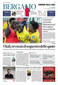 Corriere della Sera Bergamo - 9 Ottobre 2025