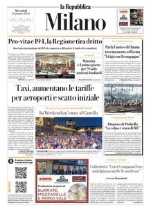 la Repubblica Milano - 19 Giugno 2024