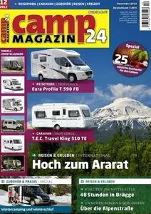 Camp24 Magazin Caravan Reisemobil Freizeit Dezember No 12 2012
