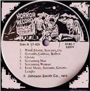 Horror Record       Johnson Smith Novelty Co      1973 